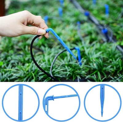 40 Stuks Drupirrigatie Emitter, 3/5 mm Slang, Micro Dripper voor Tuin en Plantenverzorging