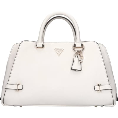 GUESS handtas schoudertas Rosalba Girlfriend Satchel Cream White crème