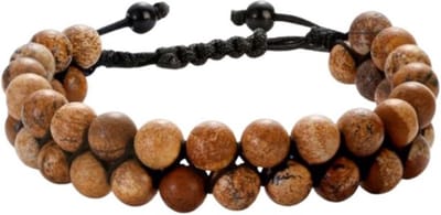 Marama - herenarmband Dune - vegan - verstelbaar -  edelsteen Jaspis