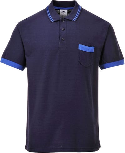 TX20 - Portwest Texo Contrast Poloshirt Marine | S