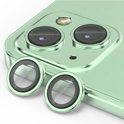 Solidenz Camera Lens Protector - Geschikt voor Apple iPhone 15 / 15 Plus - Groen