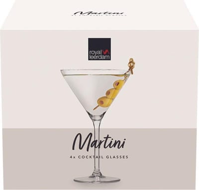 Royal Leerdam - Martini glazen - 21cl - 4 stuks