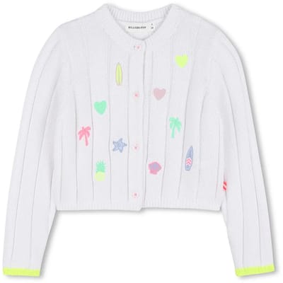 Billieblush meisje breien u21912 10p# Cardigan tricot white