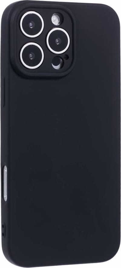 Coverup Hoesje - Geschikt voor iPhone 16 Pro Max Hoesje - Coverup Colour TPU Back Cover - Charcoal Black