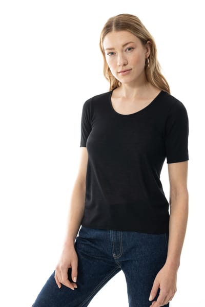 mey Damen Spencer 1/2 Mouw Serie Wool&Silk