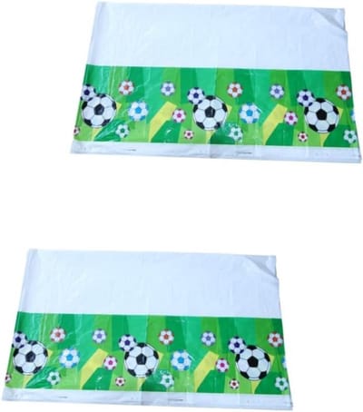 Wegwerp Tafelkleden - Feestdecoratie - Sportfeest - Waterdicht en Oliebestendig - 222x134cm - Groen