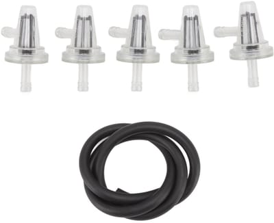 aladdien - Benzine Brandstofvuller - 90 Graden Hoek - Geschikt voor Motorfietsen - Universeel - Inline Brandstoffilter - Voor DT100 DT125 DT175 BW35...