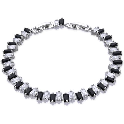 Luxenter Armband met zilveren afwerking en veelkleurige zirkonia - Sifrit