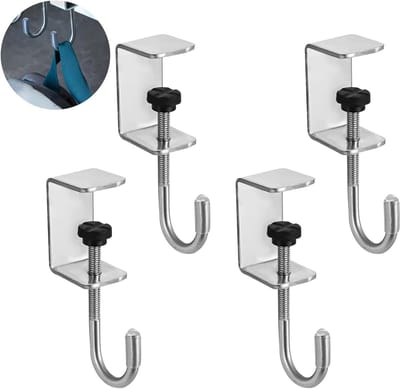 Tas- en handtashouder voor tafel - Tassenhouder met haak voor handtas en rugzak - Bureau hanger voor portemonnee - Handige tafelhaak voor handtas