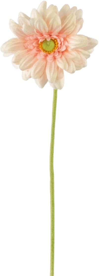 Easyplants | Kunstbloem Gerbera mini 47 cm zachtroze | Zijde | Nepbloemen | roze | Onderhoudsvrij | Kant-en-klaar