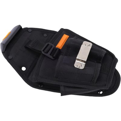 Sac à outils multifonctionnel de 11,4 pouces Ceinture porte-outils pour électricien charpentier Tissu Oxford épaissi résistant à l'usure