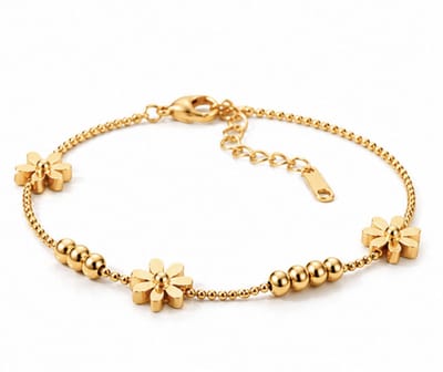 Armband - Goudkleurig- verguld - dames - Vrouwen - feest sieraden - verjaardag cadeau - cadeau - vakantie