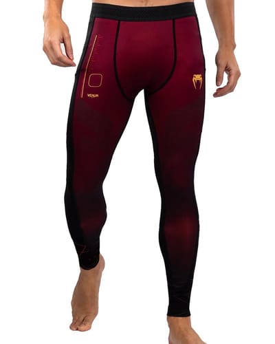 Venum Tactical XT Sportlegging Spats Zwart Bordeaux Goud - S