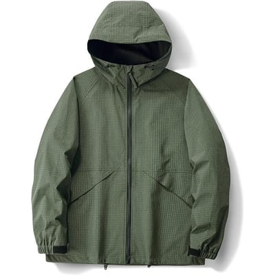 Herfst Nieuw Heren Opstaande Kraag Multi-zakken Jas Casual Losse Heren Jas 2XL gray