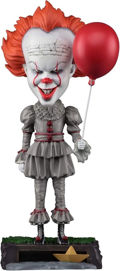 Griezelige Pennywise Hoofdknocker Figuur 20cm - Film I.T. (2017) Verzamelobject
