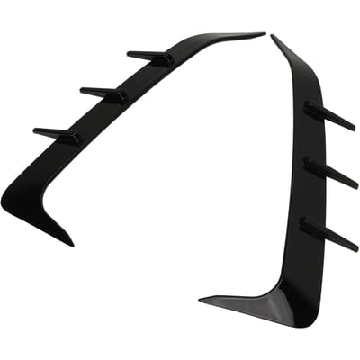 2 Stuks Achterbumper Spoiler Glanzend Zwart Onderste Luchtinlaat Afdekking Sierlijst Frame voor X6 G06 M Sport 2019 tot