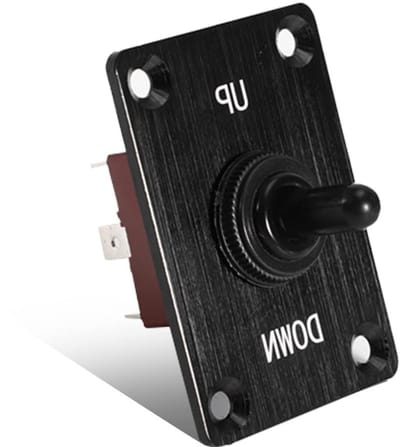 12V Aluminium Rocker Switch voor Yacht en Boot Ankerlieren - Controlepaneel Schakelaar voor Maritiem Gebruik