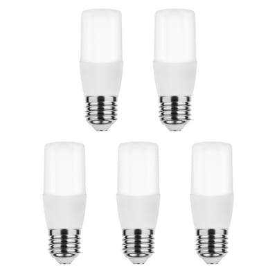 Modee E27 LED Lamp 4.9W - 480lm - 6000K - Daglicht Wit - LED Stick Lamp T35 - Vervangt 45W Halogeen Gloeilamp - 5 stuks