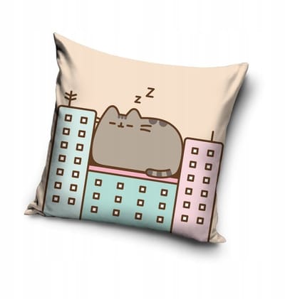 Pusheen Kussenhoes 40x40 cm - Zacht & Kleurrijk