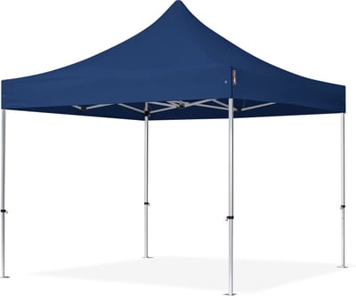 3x3 m Easy Up partytent Vouwpaviljoen, PROFESSIONAL alu 40mm, blauw