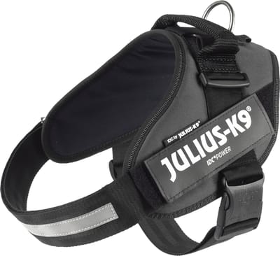 Julius k9 idc powertuig voor hond antraciet maat 2/71-96 cm
