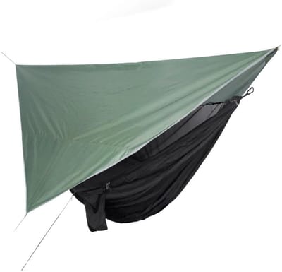 Hangmat met Klamboe - Kampeerhangmat Outdoor Hangmat - Ontspannen in de Natuur - Quick Open Canopy - Niet Gespecificeerd - C