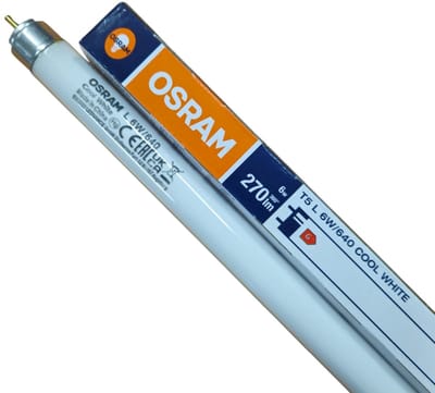 Osram Fluorescent light bulb - fluorescent light bulb - shape: T5 - G5 - 6 W - cool white light G5