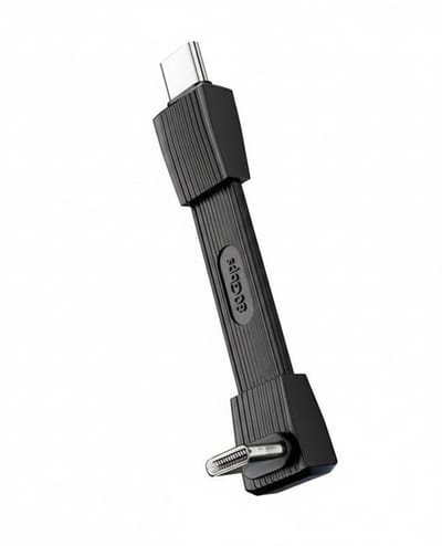 USB-C naar USB-C Thunderbolt 4 Kabel - Haakse Hoek - 240W PD - 80Gbps - 8K/60Hz - 67mm - zwart