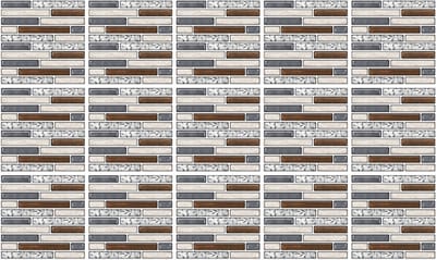 Plaktegels - Zelfklevende Tegels - 15x15 cm - Ulticool - Baksteen Bruin Grijs - 15 stuks - Decoratie Sticker Tegels - Plakstrips Muur - Plakfolie Tegelstickers - Behang - Sticktiles - Badkamer - Keuken