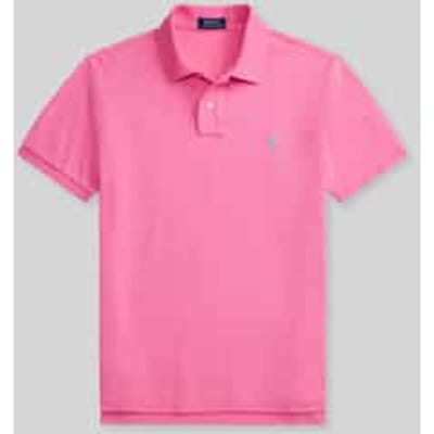 Custom slim fit poloshirt van puur katoen