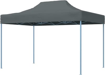 Opvouwbare Partytent - Feesttent Tuinpaviljoen - Outdoor Evenementen - UV- en Waterbestendig Dak - 3 x 4 m - Antraciet