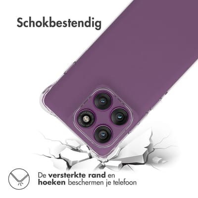 imoshion Hoesje - Geschikt voor Motorola Edge 60 Pro - Shockproof Case - Transparant