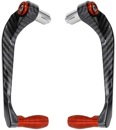 Dailygoods- Handbeschermers Skeeleren - 22mm Beugel - Remhevel/Clutchhevel - Carbonvezel/Aluminium - Stabiele/Duurzame Prestaties - Verbeterde Rijveiligheid