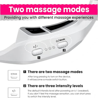 3D Led Licht Ogen Massager Bril Microstroom Oog Gezicht Schoonheidsapparaat Oogzakken Verwijderaar voor Donkere Kringen Wallen Rimpels wit