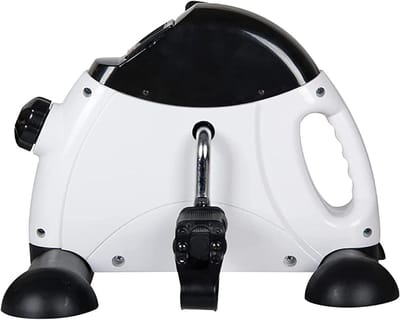 Mini Hometrainer - Pedaal Trainer - Thuis Fitness - Verstelbare Weerstand - Compact Design - Zwart
