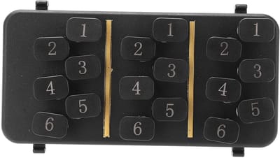 Dailygoods- Akkoordwisselaar 18 Knoppen - 110 Akkoorden - Gitaar Leersysteem - Pijnvrij Leren - Efficiënte Akkoordconversie - Heldere Geluidsproductie - Gitaarhulp