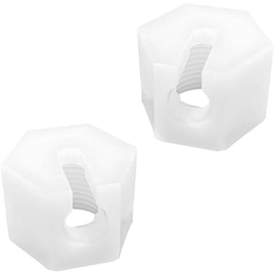 Dailygoods - 2 Stuks Reserveonderdelen voor Sodastream, Wartelmoer (Wit)