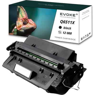 Evoke compatibele toner voor Hp Q6511X Hp 11X Zwart 12000 pagina's Laserjet 2410 2420N 2430t 2420 2430 2430Tn 2420D 2430Dtn 2420Dn 2430N