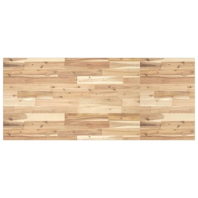 vidaXL - Bureaublad - 120x60x2 - cm - onbehandeld - massief - acaciahout