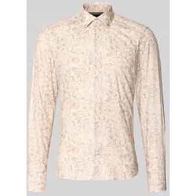 slim fit vrijetijdsoverhemd van mix van viscose en katoen model 'JSH-278Pio'