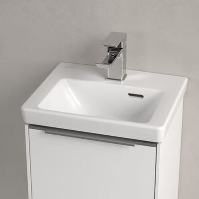 Villeroy & Boch Subway 3.0 wash hand basin 37 cm, with 1 tap hole, with overflow 43703701