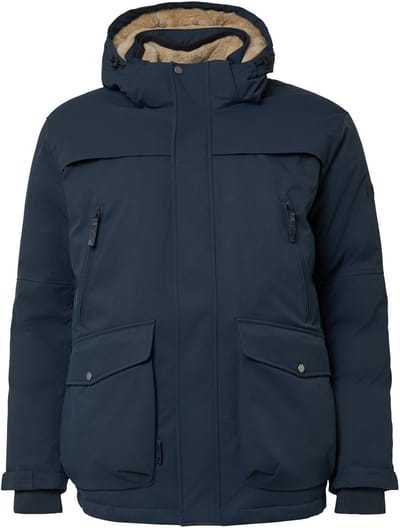 s.Oliver - male - Waterafstotende parka met afneembare capuchon en voering van imitatiebont