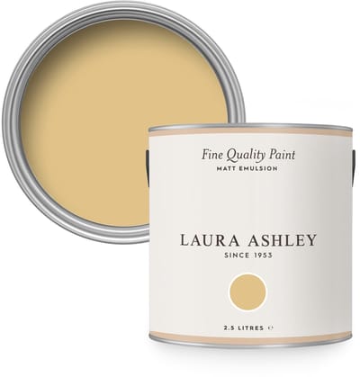 Laura Ashley Muurverf Mat 2.5L Ochre Geel