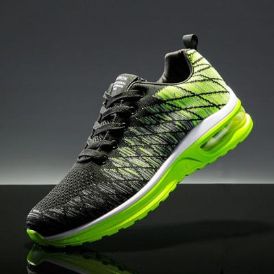 Heren Hardloopschoenen Sneakers Mode Luchtkussen Trainers Ademend Unisex Wandelschoenen Heren Gym Atletisch Sport Dames Schoenen 36 gray