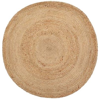 Prénatal vloerkleed rond jute Onbehandeld/Naturel unisex