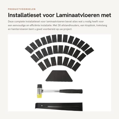 Dailygoods - Installatieset voor Laminaatvloeren met Gereedschap