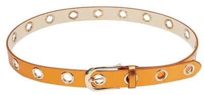 Riem - oranje - gaatjes - 80
