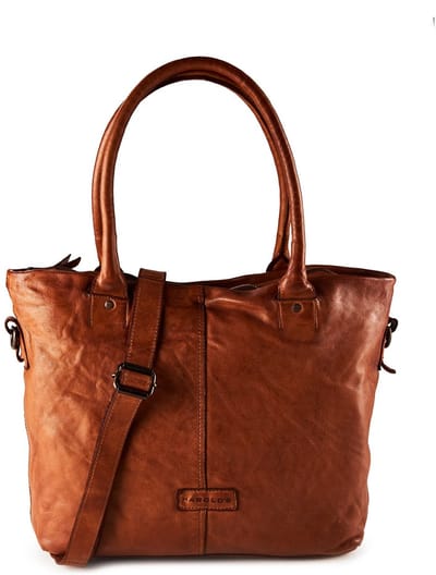 HAROLD'S shopper schoudertas Submarine Shopper Cognac bruine