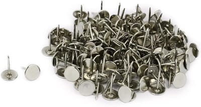 Decoratieve Spijkers - Bekleding Nagels - Vastzetten Documenten - Met Metalen Kop - 150 Stuks - Zilverkleur