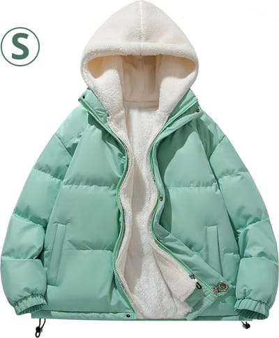 Nivard Parka Heren - Winterjas - Sherpa - Voor Heren - Jas - Winter - Volwassen - Extra Zacht - Groen - Maat S
